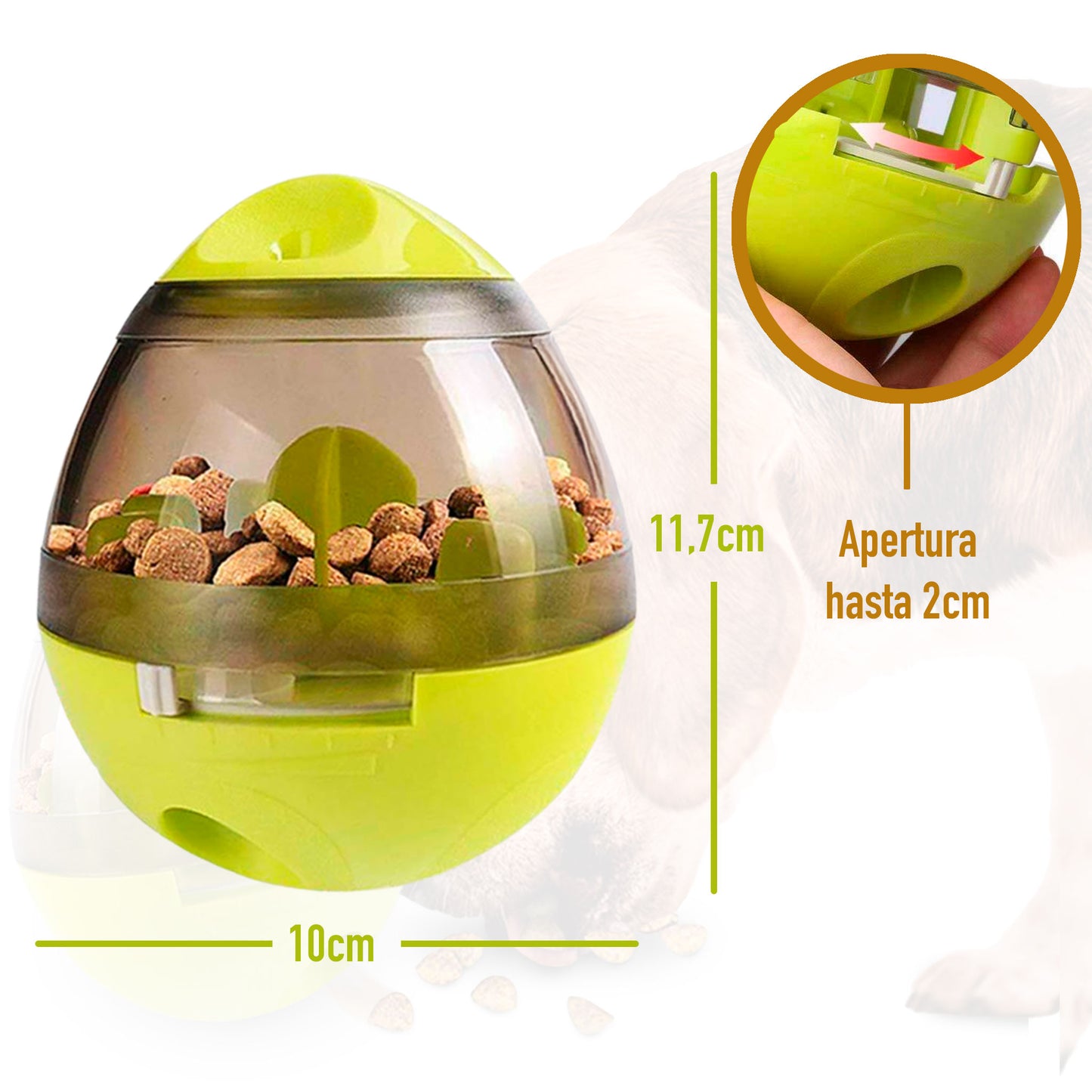 Juguete Dispensador Interactivo Para Perros