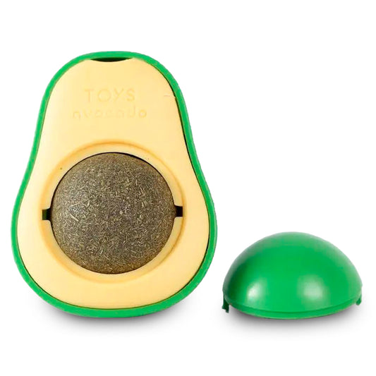 Bola Catnip Para Gatos Con Dispensador Giratorio 360°