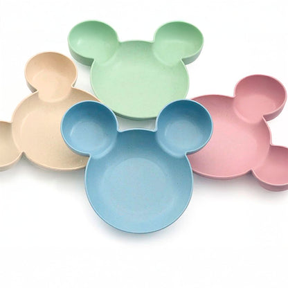 Set 4 Platos de Mickey Mouse