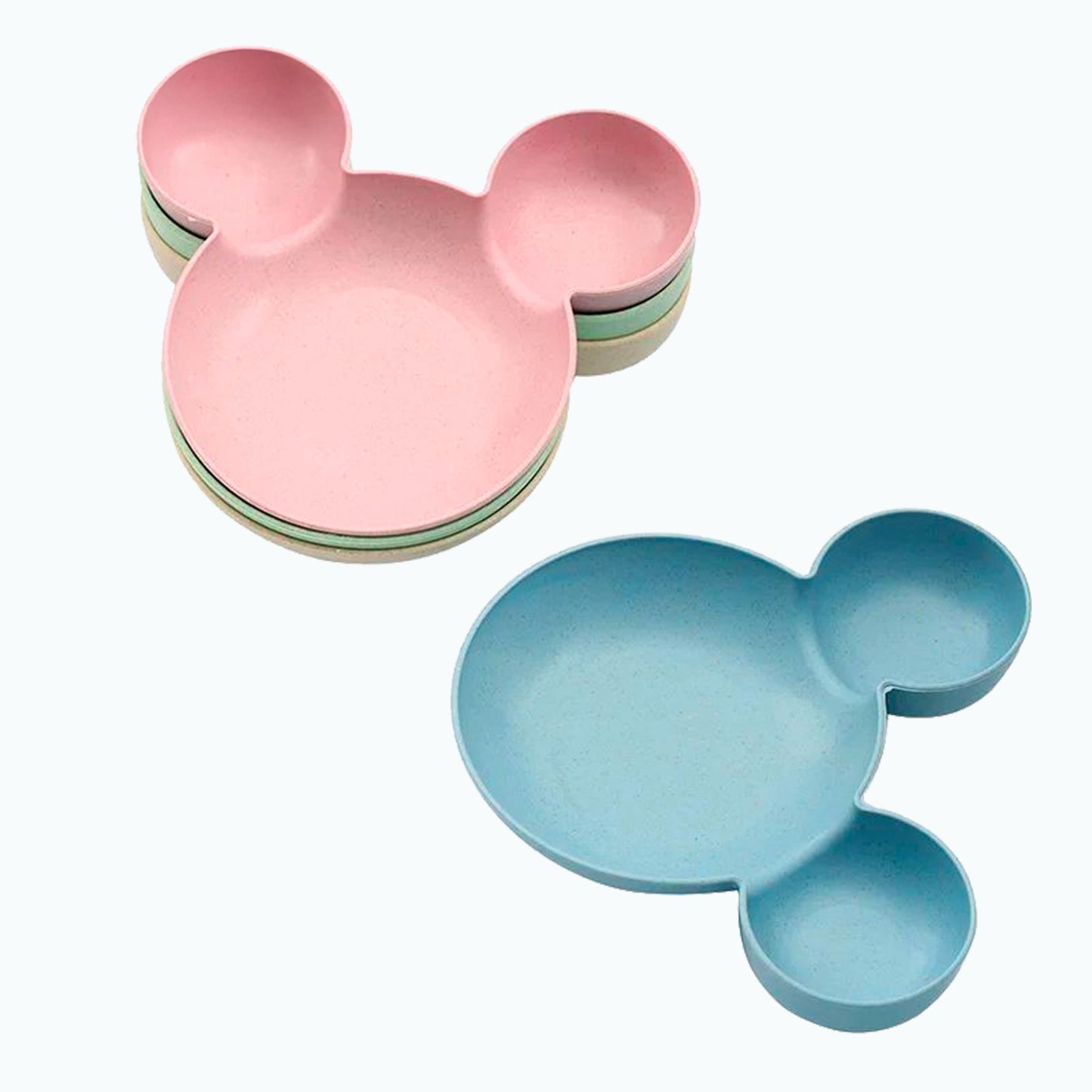 Set 4 Platos de Mickey Mouse