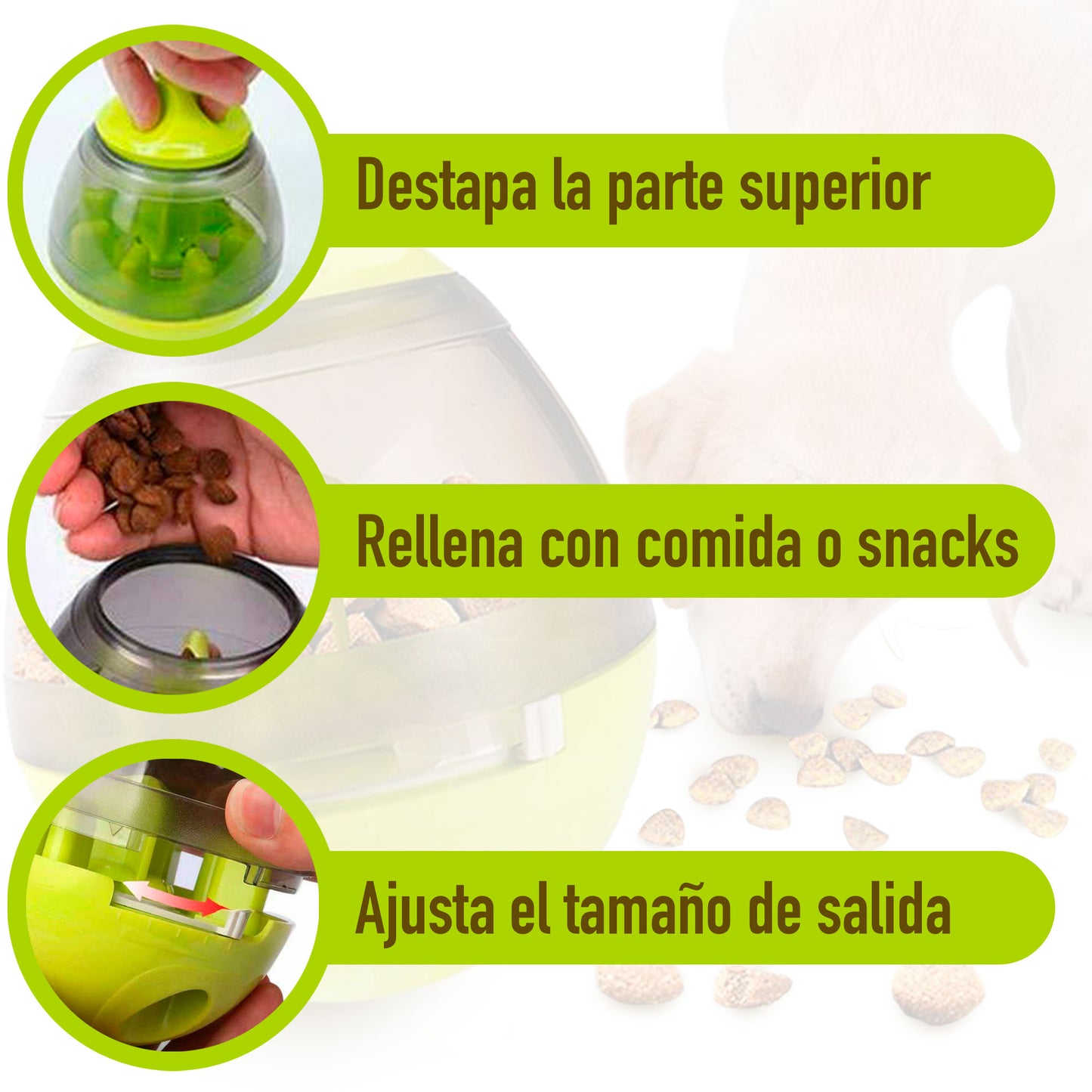 Juguete Dispensador Interactivo Para Perros